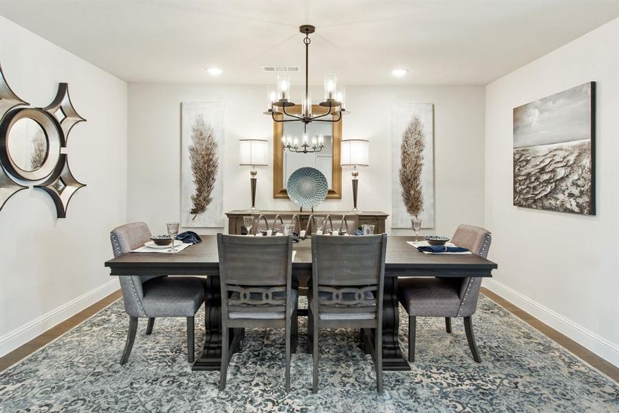 Furnished interior view inside a new home in Trees Farm, DeSoto (Image 18).