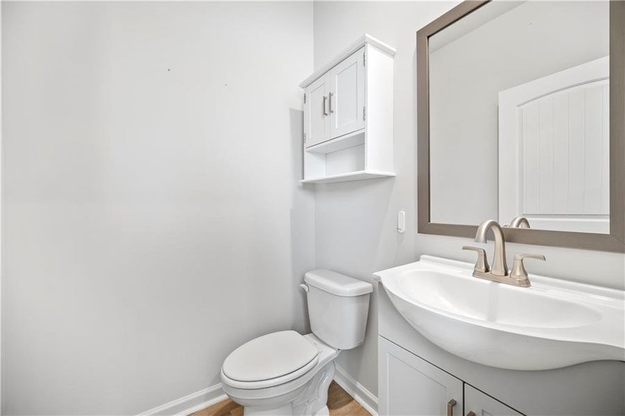 Furnished interior view inside a new home in , Flowery Branch (Image 9).