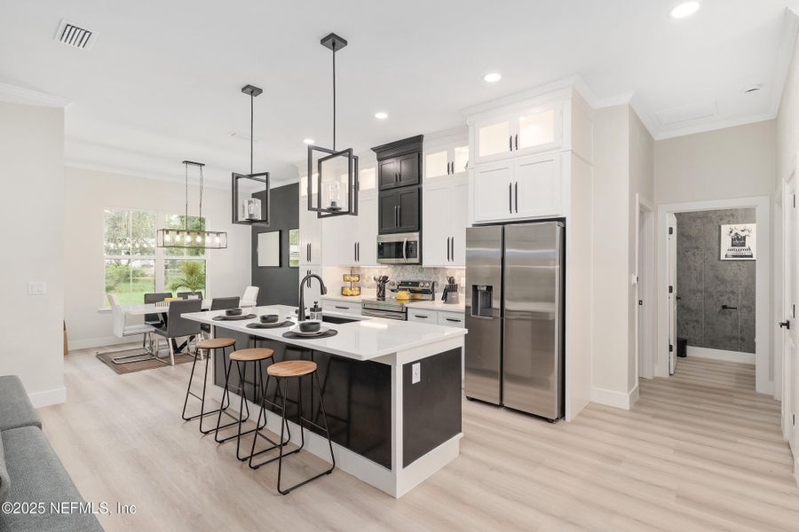 Furnished interior view inside a new home in , Gainesville (Image 46).