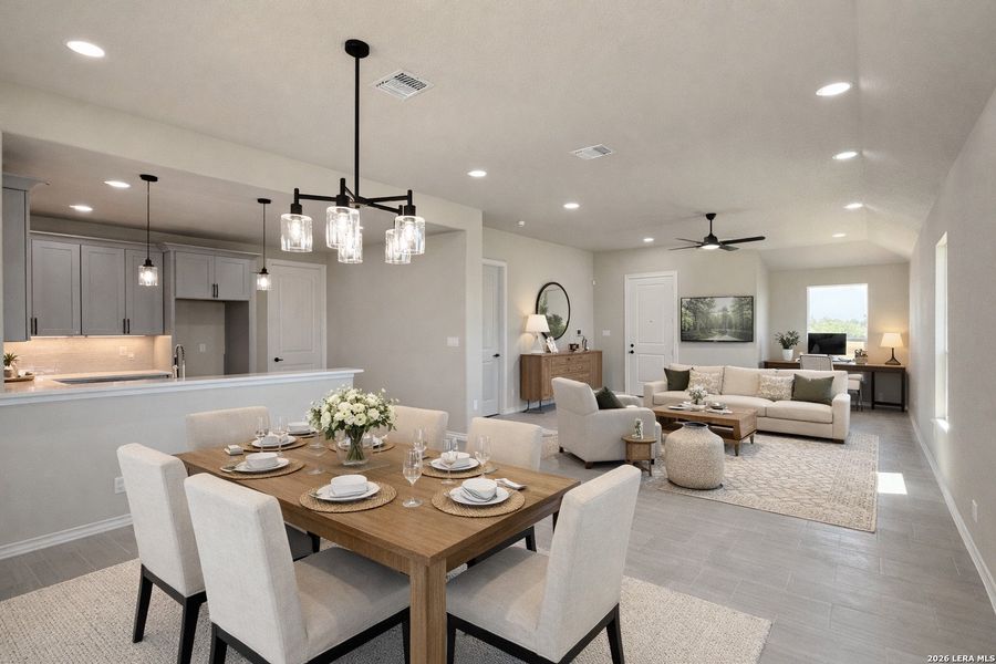 Furnished interior view inside a new home in , La Vernia (Image 6).