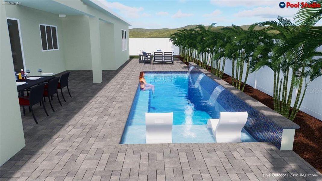 Exterior details and patio area of a home in City of Tampa, Tampa (Image 7).