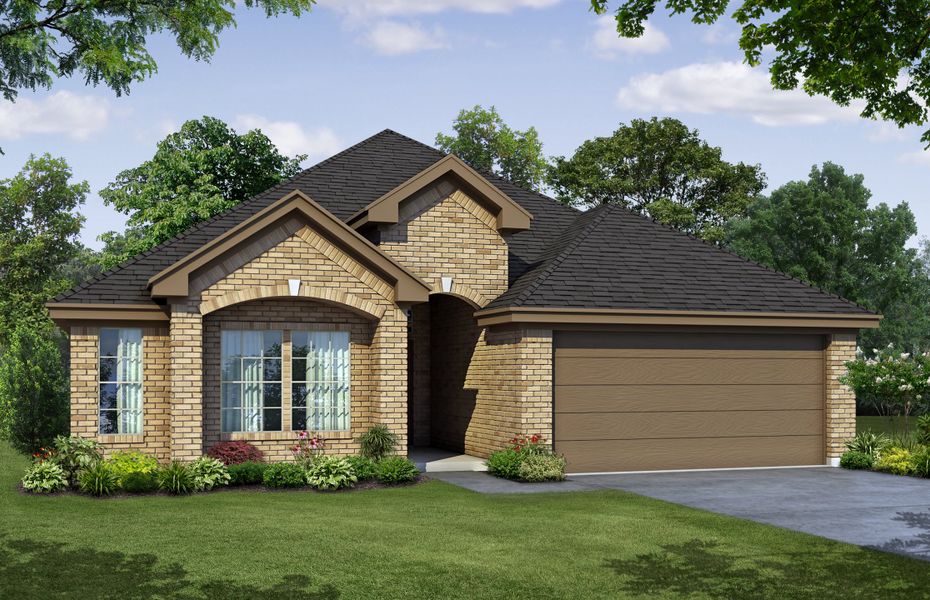 Representative exterior photo of a completed home built from the Concept 1730 by Risewell Homes in Chisholm Hills, Cleburne, TX (Image 8).