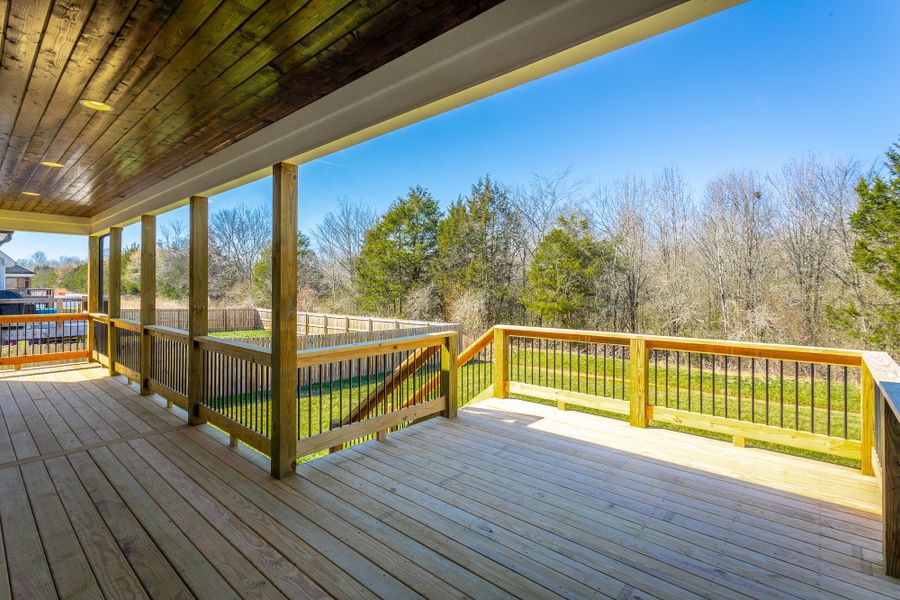 Exterior details and patio area of a home in Paxton Pointe, Hixson (Image 3).