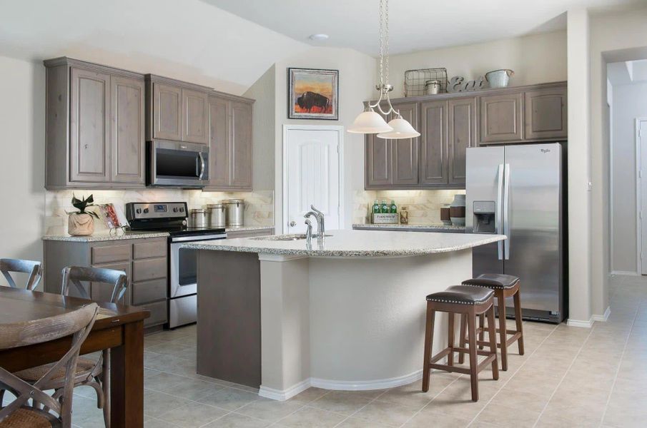 Kitchen | Concept 1849 at Hunters Ridge in Crowley, TX by Landsea Homes