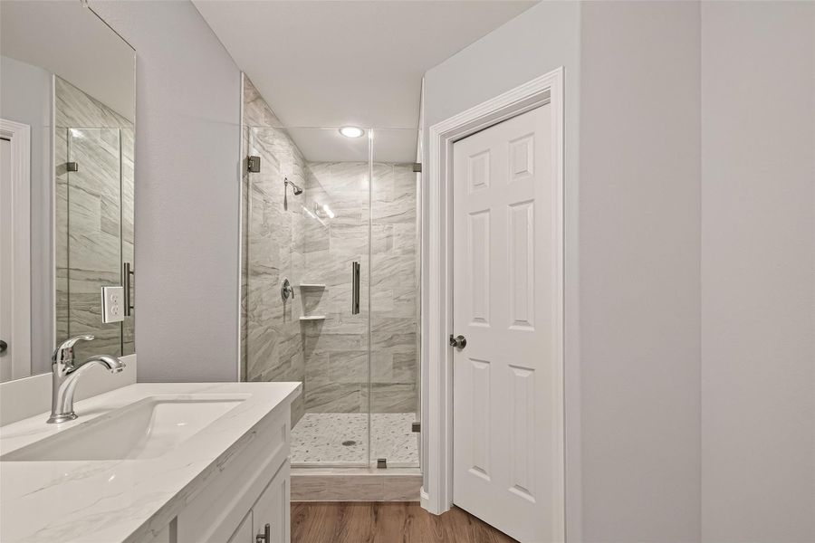 Furnished interior view inside a new home in , Houston (Image 10).