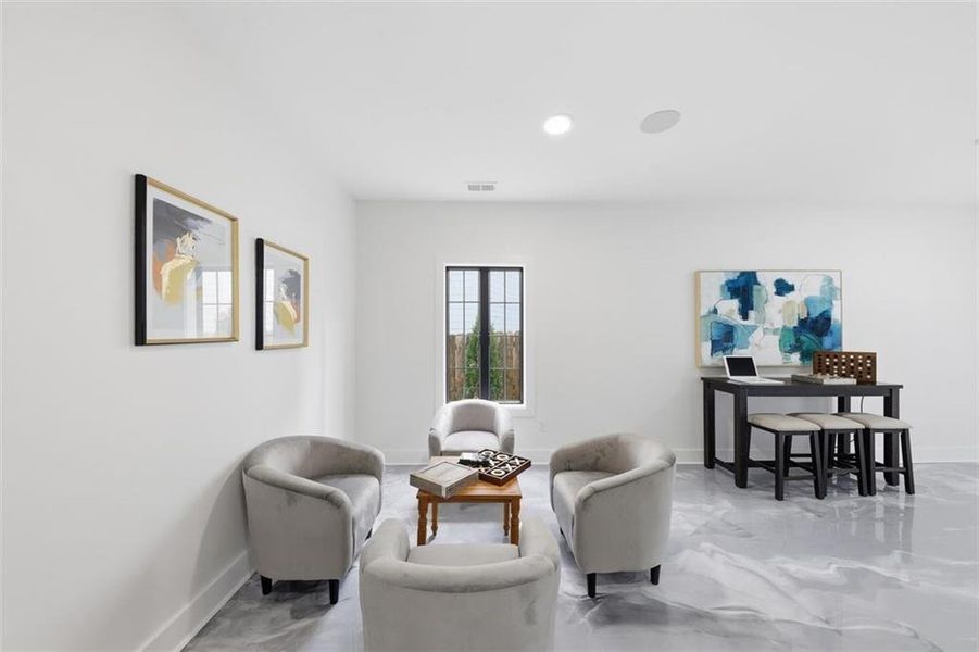 Furnished interior view inside a new home in , Brookhaven (Image 18).