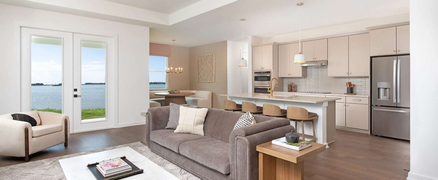 Representative furnished interior of a home built from the Plant by Ashton Woods in Lake Cawood Cove, Windermere (Image 6). Representative furnished interior of a home built from the Plant by Ashton Woods in Lake Cawood Cove, Windermere (Image 6).
