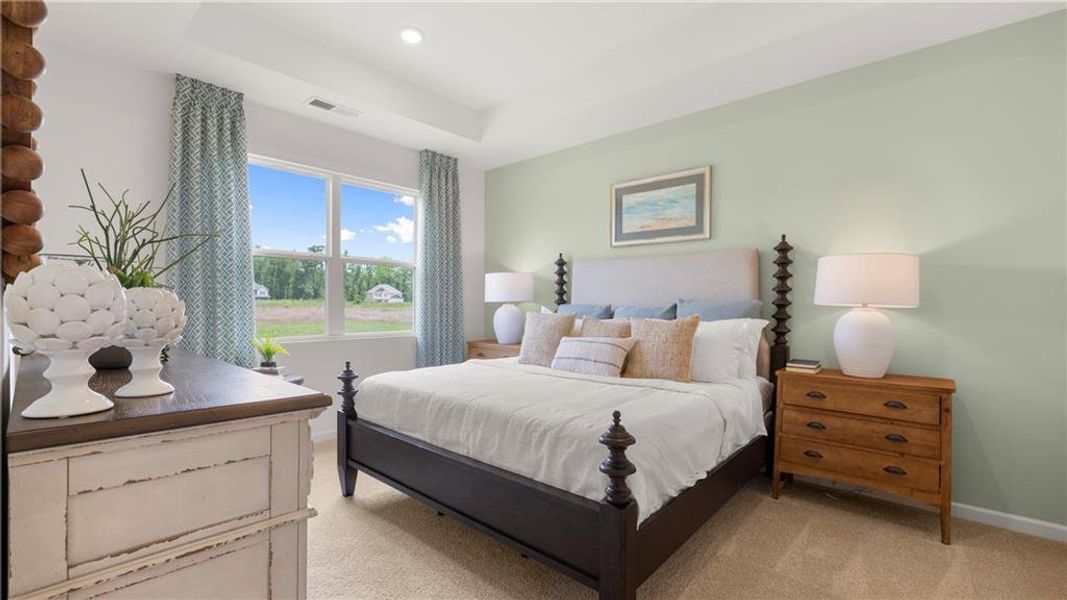 Furnished interior view inside a new home in Fox Crossing, Griffin (Image 12). Furnished interior view inside a new home in Fox Crossing, Griffin (Image 12).
