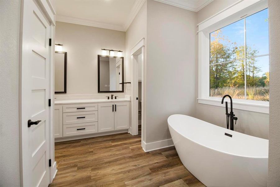 Furnished interior view inside a new home in , Bullard (Image 8).