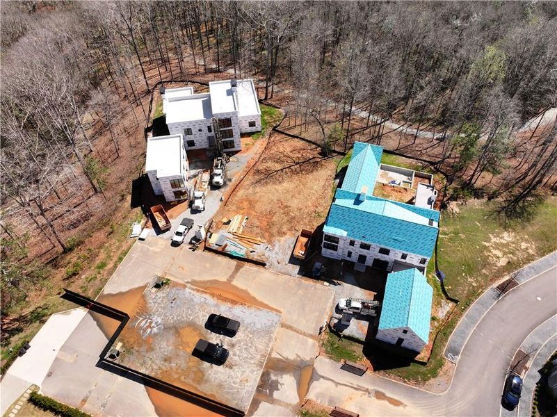 In-progress construction of a new home in , Fayetteville, GA (Image 5).