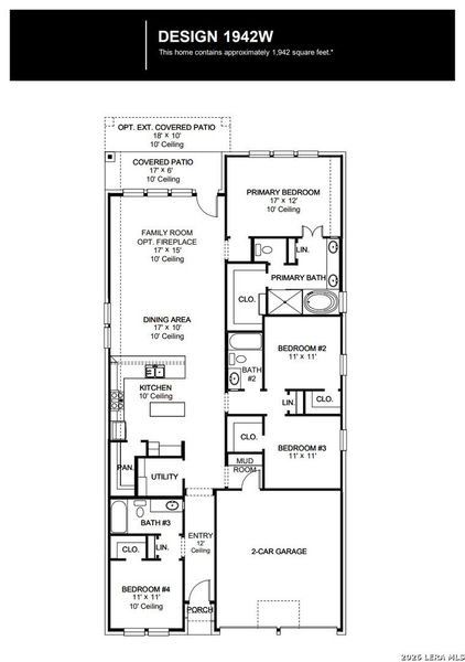 2D floor plan layout of this home in Briggs Ranch, San Antonio, TX (Image 2). 2D floor plan layout of this home in Briggs Ranch, San Antonio, TX (Image 2).
