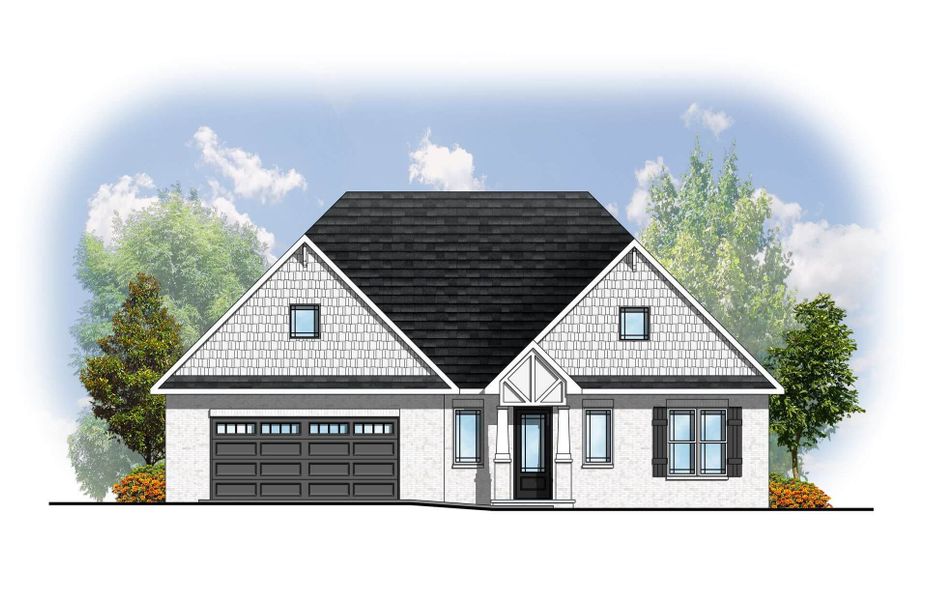 Architectural rendering of home exteriors planned for Enclave At Harvey in Knoxville, TN (Image 5).