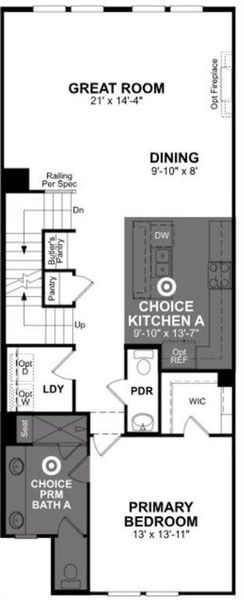 Beazer Homes Bayside Caspian plan