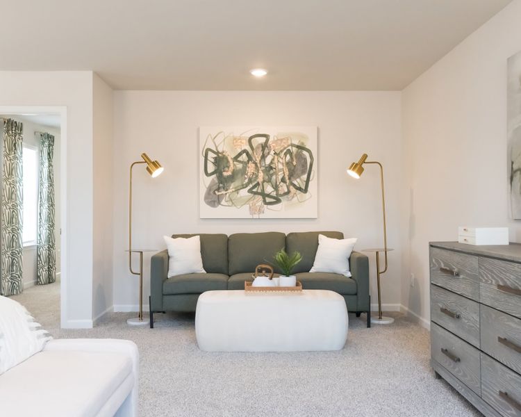 Furnished interior view inside a new home in Westmont Preserve, Powder Springs (Image 12). Furnished interior view inside a new home in Westmont Preserve, Powder Springs (Image 12).