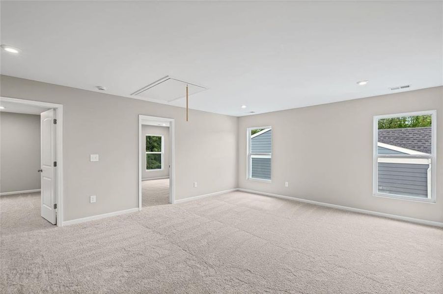 Spacious, unfurnished interior of a new home in Villas at Gold Creek, Dawsonville (Image 28).