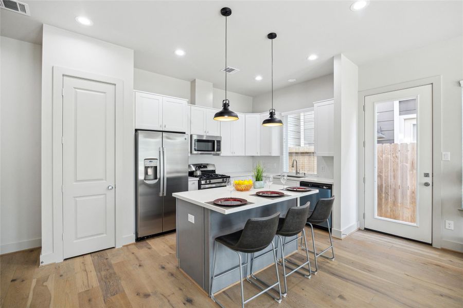 Furnished interior view inside a new home in , Houston (Image 11).
