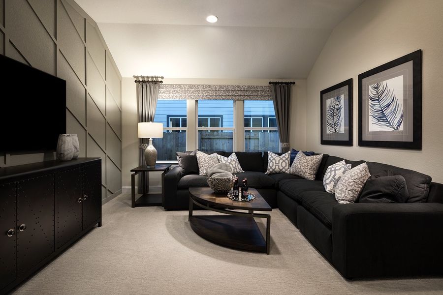 Representative furnished interior of a home built from the Cameron by Scott Felder Homes in Prominence, San Antonio (Image 7). Representative furnished interior of a home built from the Cameron by Scott Felder Homes in Prominence, San Antonio (Image 7).