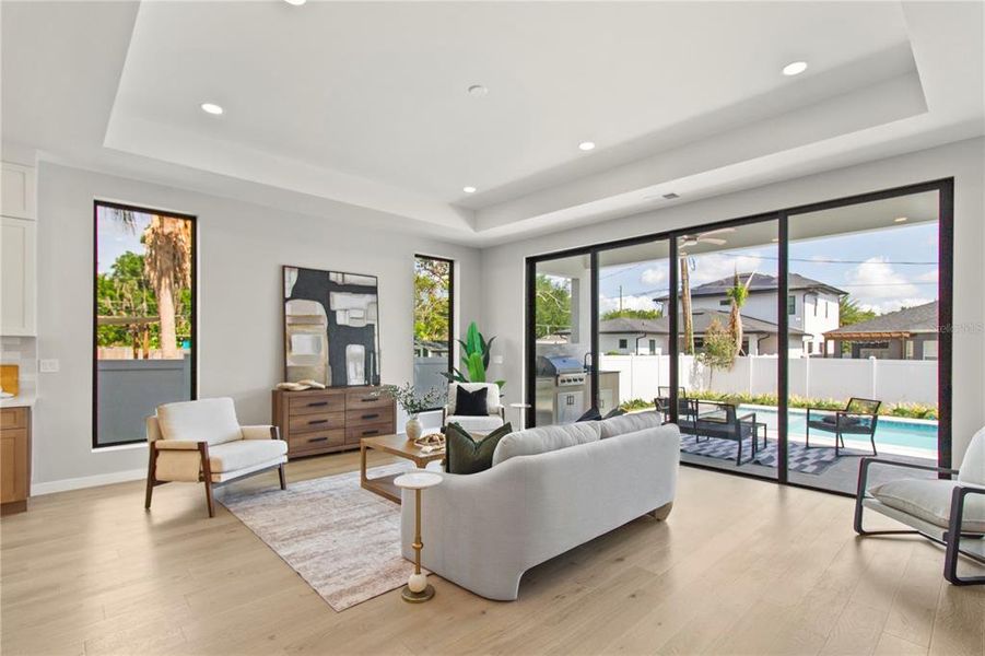 Furnished interior view inside a new home in , Orlando (Image 13).