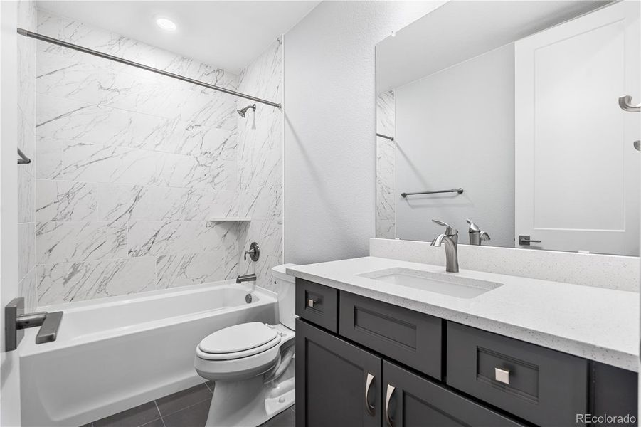 Furnished interior view inside a new home in Stargaze at Solstice, Littleton (Image 19).