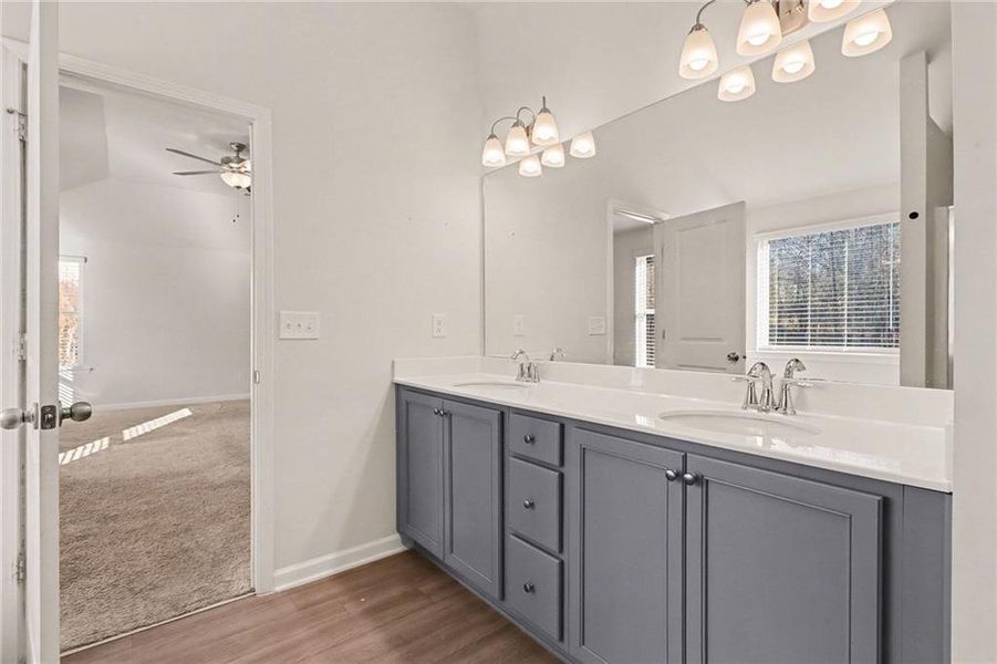 Furnished interior view inside a new home in , Atlanta (Image 16).