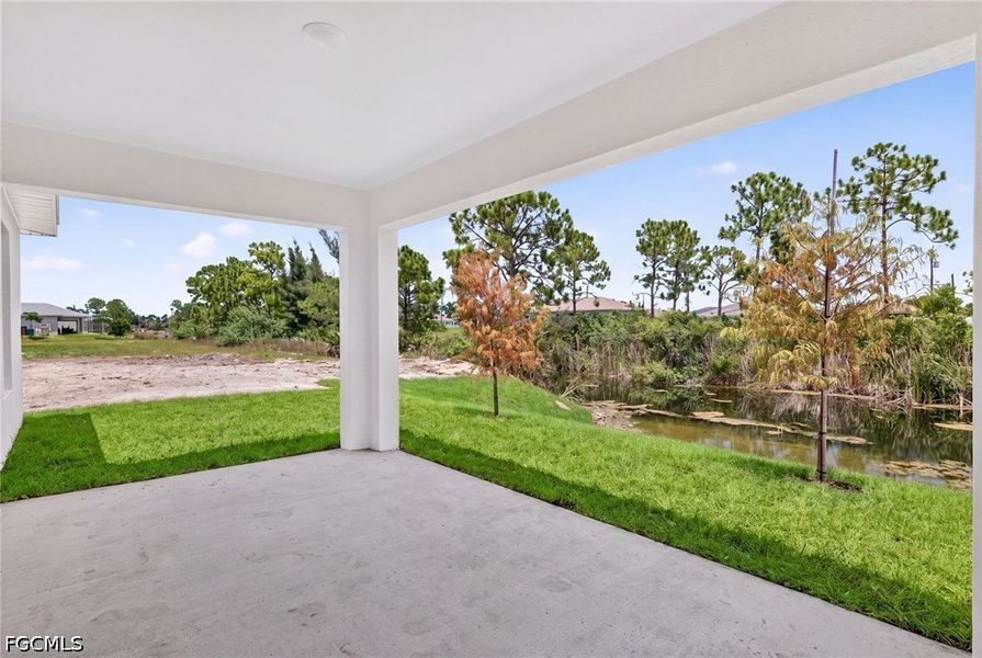 Exterior details and patio area of a home in Cape Coral, Cape Coral (Image 21). Exterior details and patio area of a home in Cape Coral, Cape Coral (Image 21).