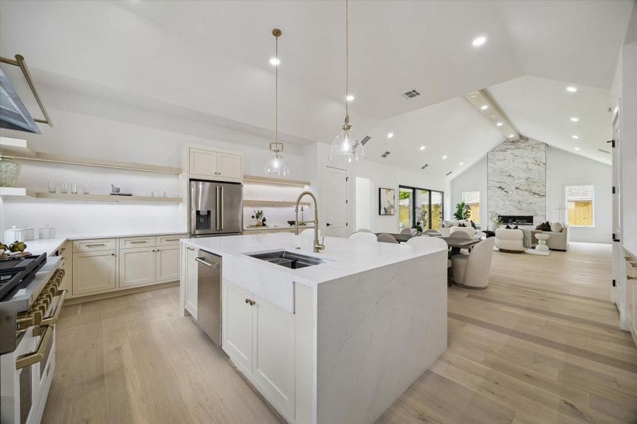 Furnished interior view inside a new home in , Houston (Image 21).