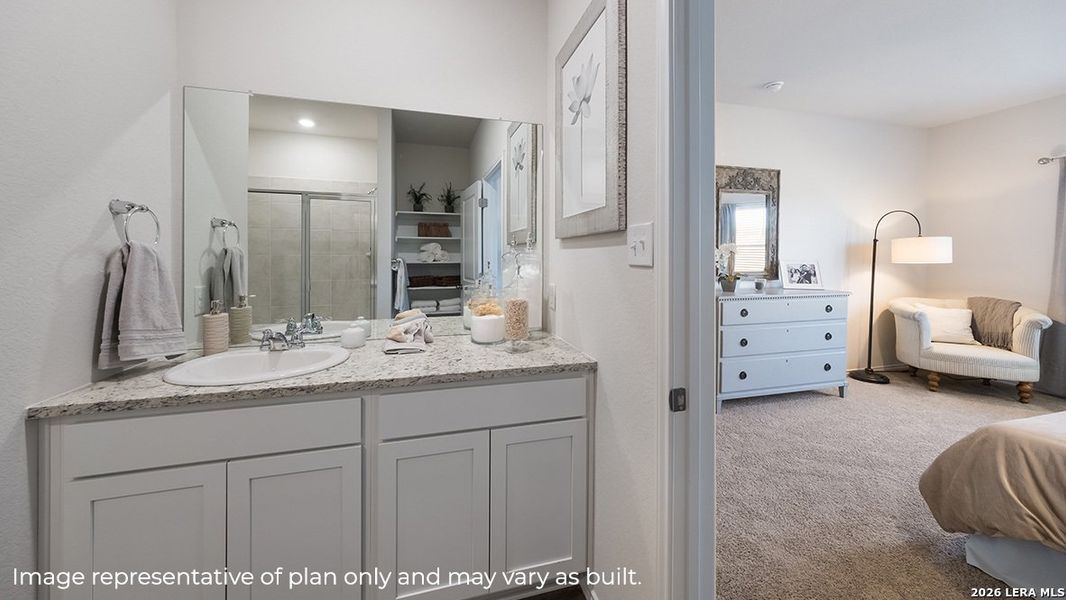 Furnished interior view inside a new home in Stonehill, San Antonio (Image 24).