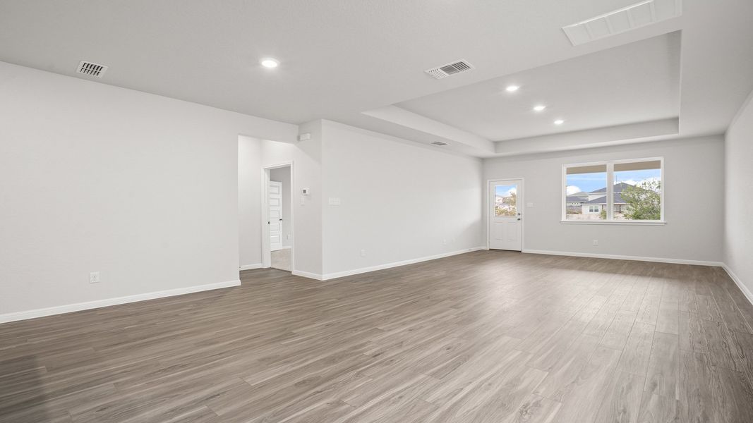 Dining and family room