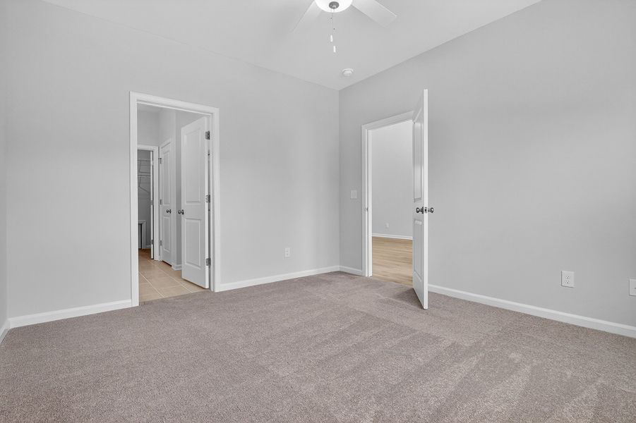 Spacious, unfurnished interior of a new home in Grand Park, Leland (Image 15). Spacious, unfurnished interior of a new home in Grand Park, Leland (Image 15).