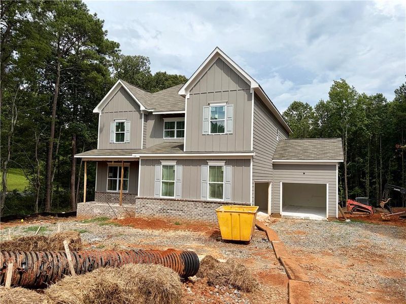 In-progress construction of a new home in Enclave at Little Ridge, Acworth, GA (Image 41).