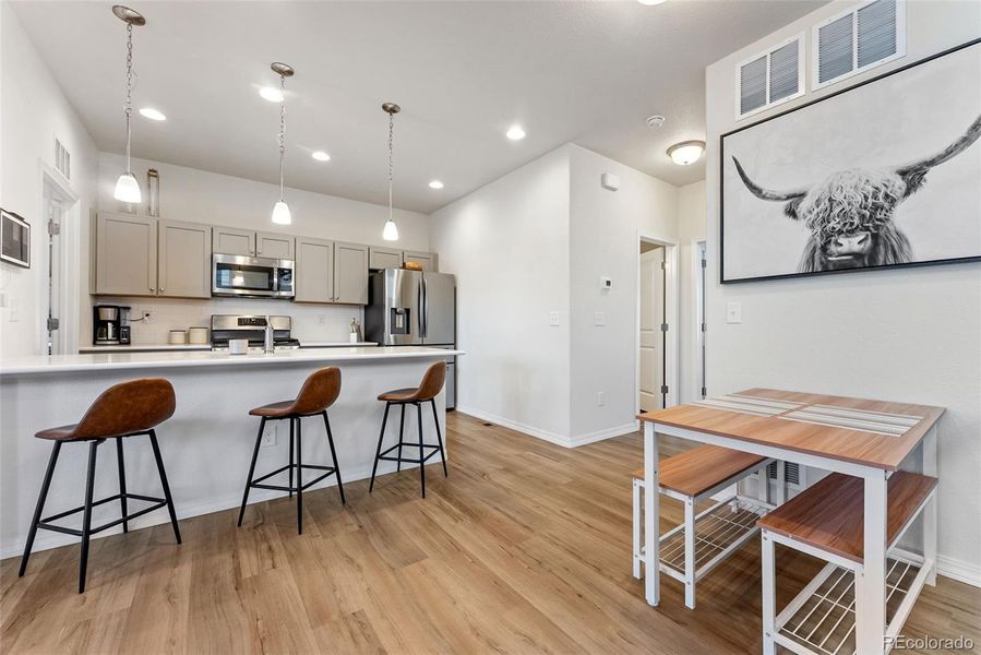 Furnished interior view inside a new home in , Colorado Springs (Image 18).