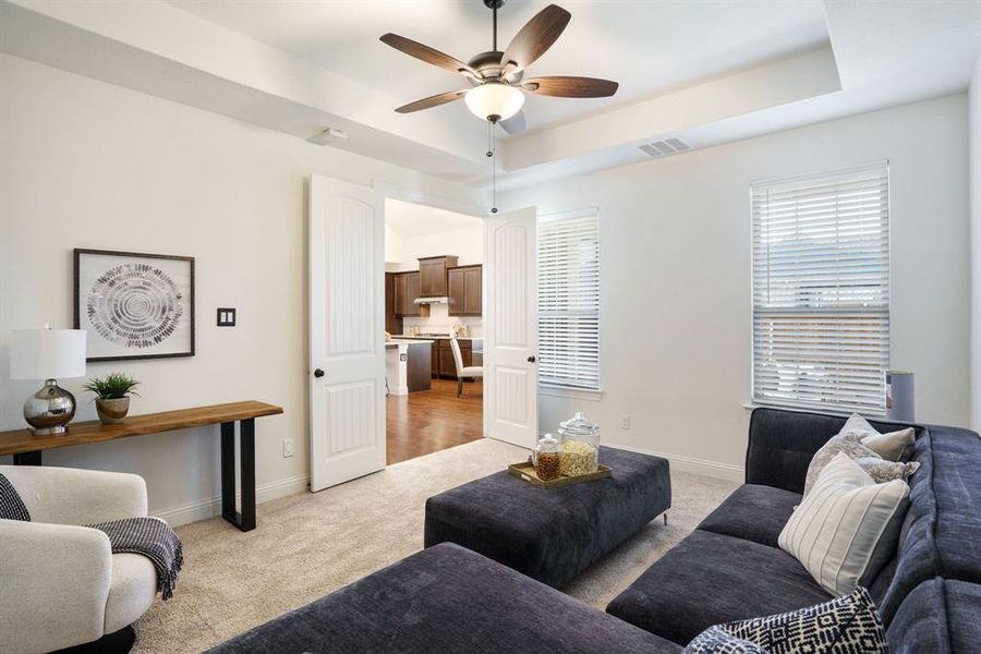 Movie nights, workouts, dinner parties, or mahjong marathons — this downstairs flex space can be whatever you need it to be. The perfect spot for your lifestyle!