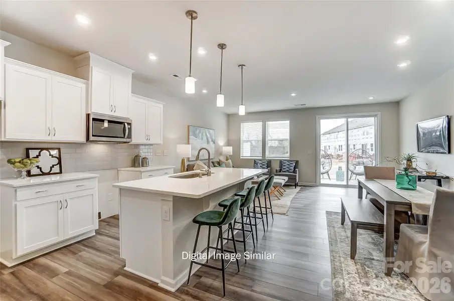 Furnished interior view inside a new home in Bailey Run, Charlotte (Image 7).