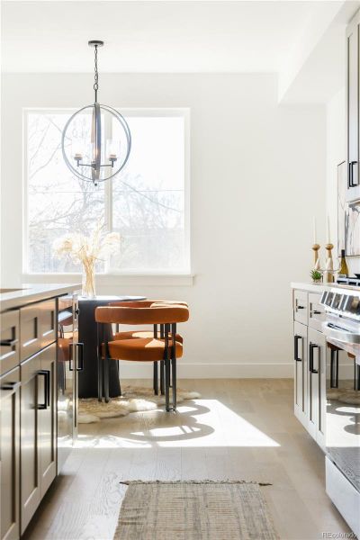 Furnished interior view inside a new home in , Denver (Image 19).