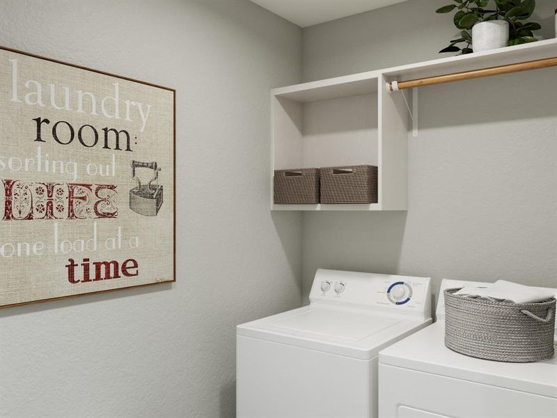 Photos are a representation of the floor plan. Options and interior selections will vary.