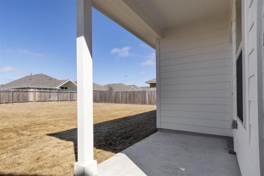 View of patio / terrace featuring a fenced backyard