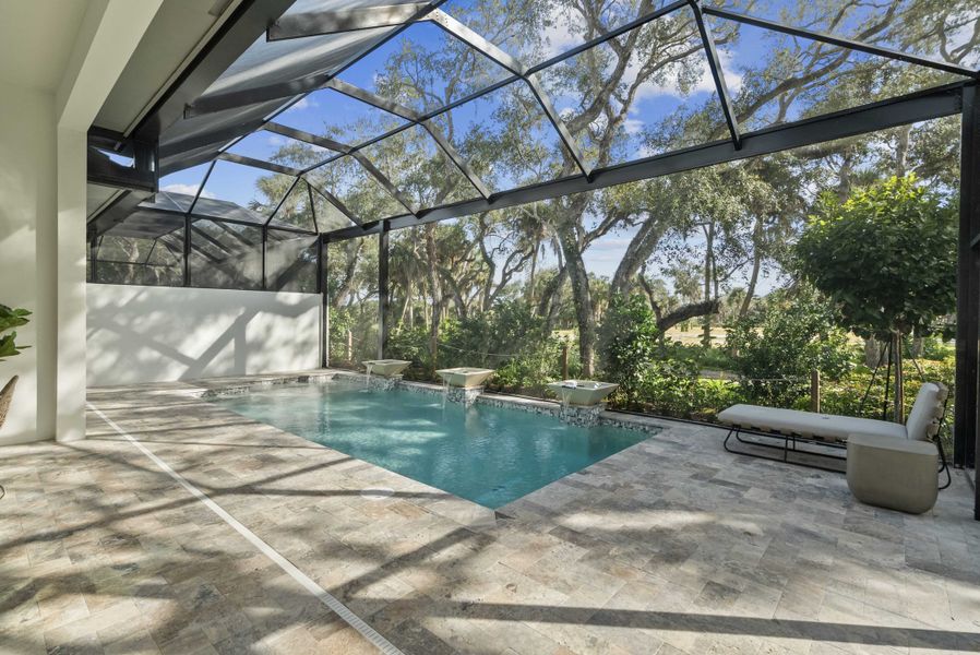 2D floor plan layout for the Seabreeze Grande by GHO Homes in Seaglass, Vero Beach, FL (Image 76).