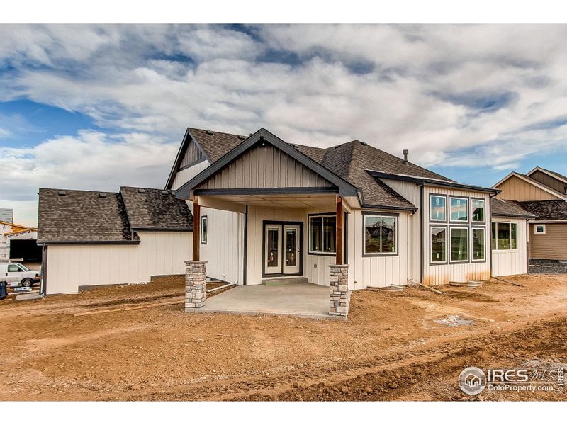 Entertain on the covered porch