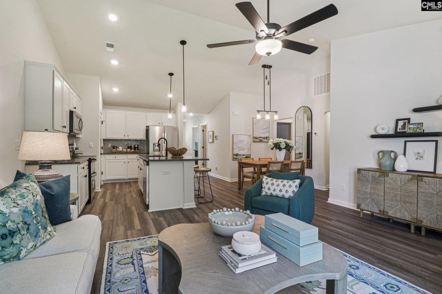 Furnished interior view inside a new home in Piney Woods Bluff, Columbia (Image 6).
