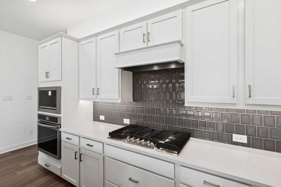 Furnished interior view inside a new home in Meridiana 55' Homesites, Manvel (Image 9).