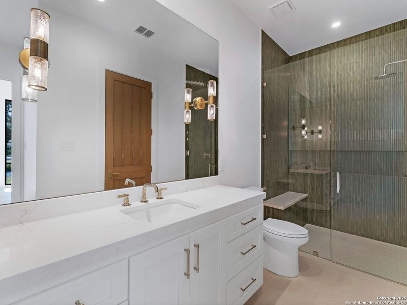 Furnished interior view inside a new home in , San Antonio (Image 13).