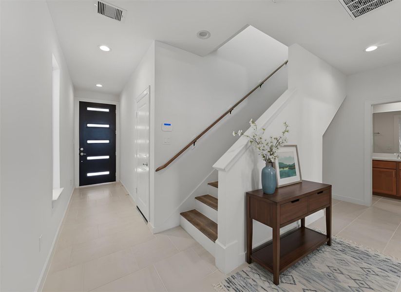 Furnished interior view inside a new home in Highland Commons, Houston (Image 10).