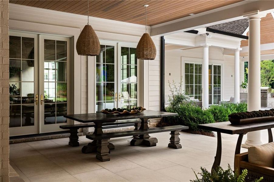 Exterior details and patio area of a home in , Canton (Image 28). Exterior details and patio area of a home in , Canton (Image 28).