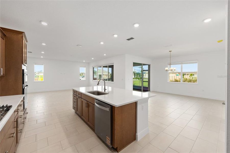 Furnished interior view inside a new home in On Top of the World Communities, Ocala (Image 8).