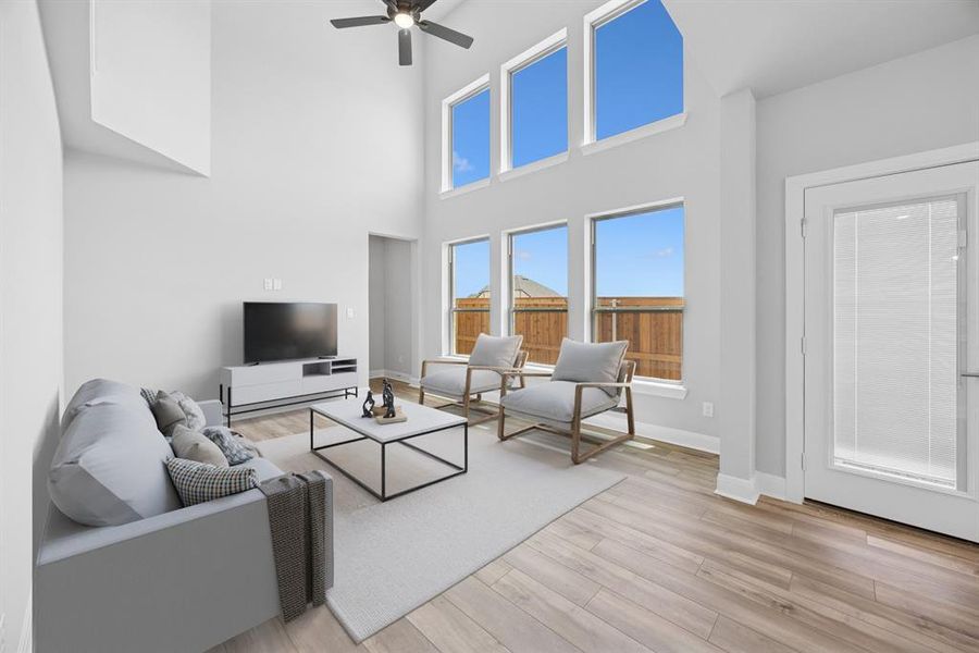 Furnished interior view inside a new home in Talia – Cottage Series, Mesquite (Image 10).