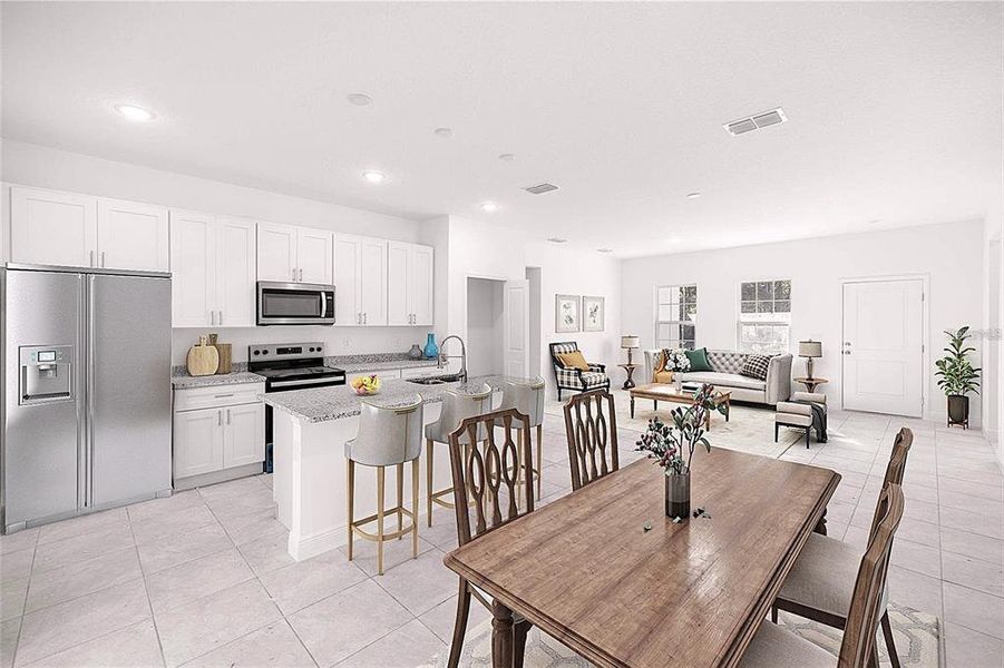 Furnished interior view inside a new home in , Citrus Springs (Image 14).
