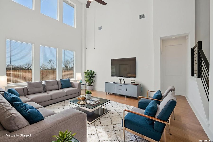 Furnished interior view inside a new home in Carmel Ranch, Schertz (Image 14). Furnished interior view inside a new home in Carmel Ranch, Schertz (Image 14).