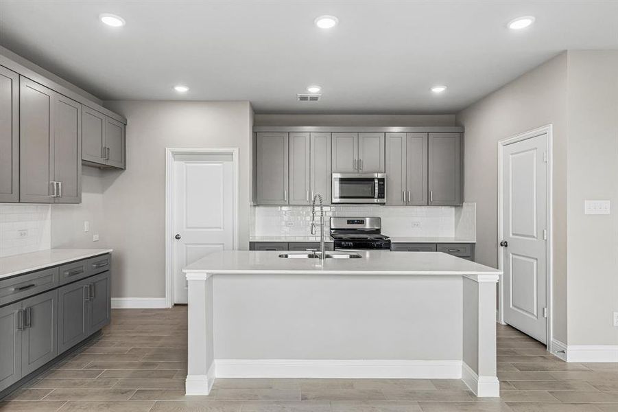 Furnished interior view inside a new home in Venetian, Weston (Image 6).