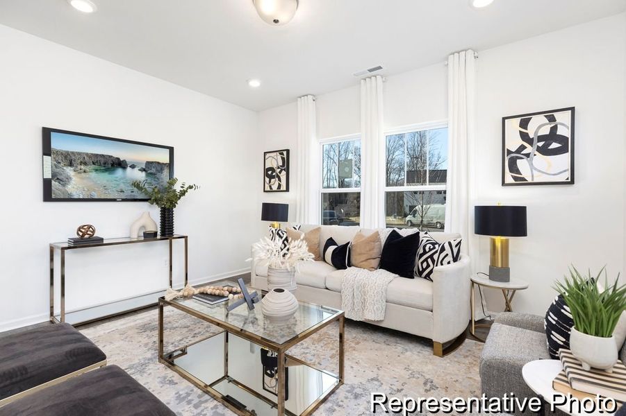 Furnished interior view inside a new home in Reeves Crossing, St. George (Image 8). Furnished interior view inside a new home in Reeves Crossing, St. George (Image 8).