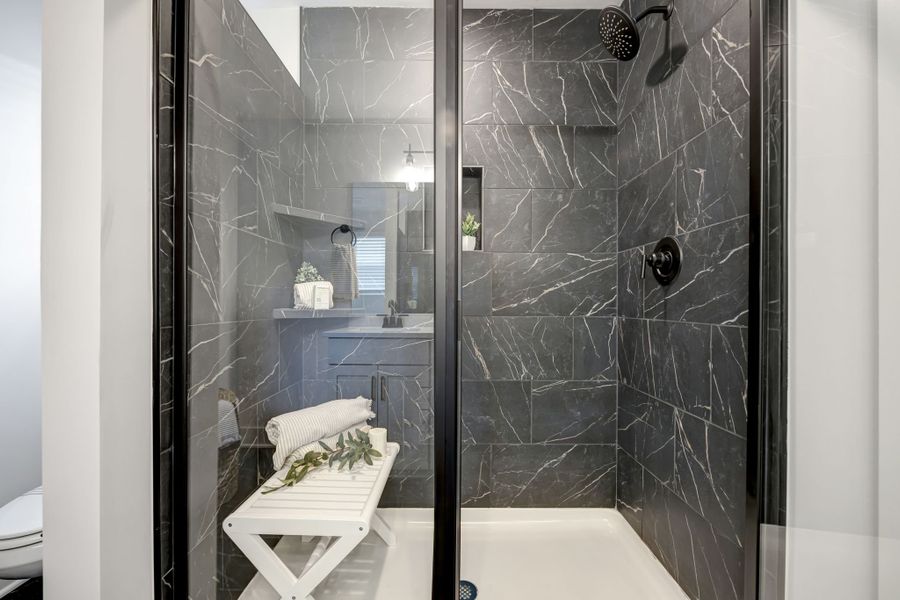 Representative furnished interior of a home built from the Henley by Parkside Builders in The Parks of Mill Town, Chattanooga (Image 16).